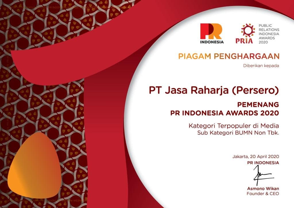 The 5th PR Indonesia Award (PRIA) 2020