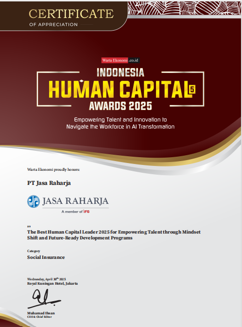 Human Capital Leader 2025 for Empowering Talent through Mindset Shift and Future-Ready Development Program