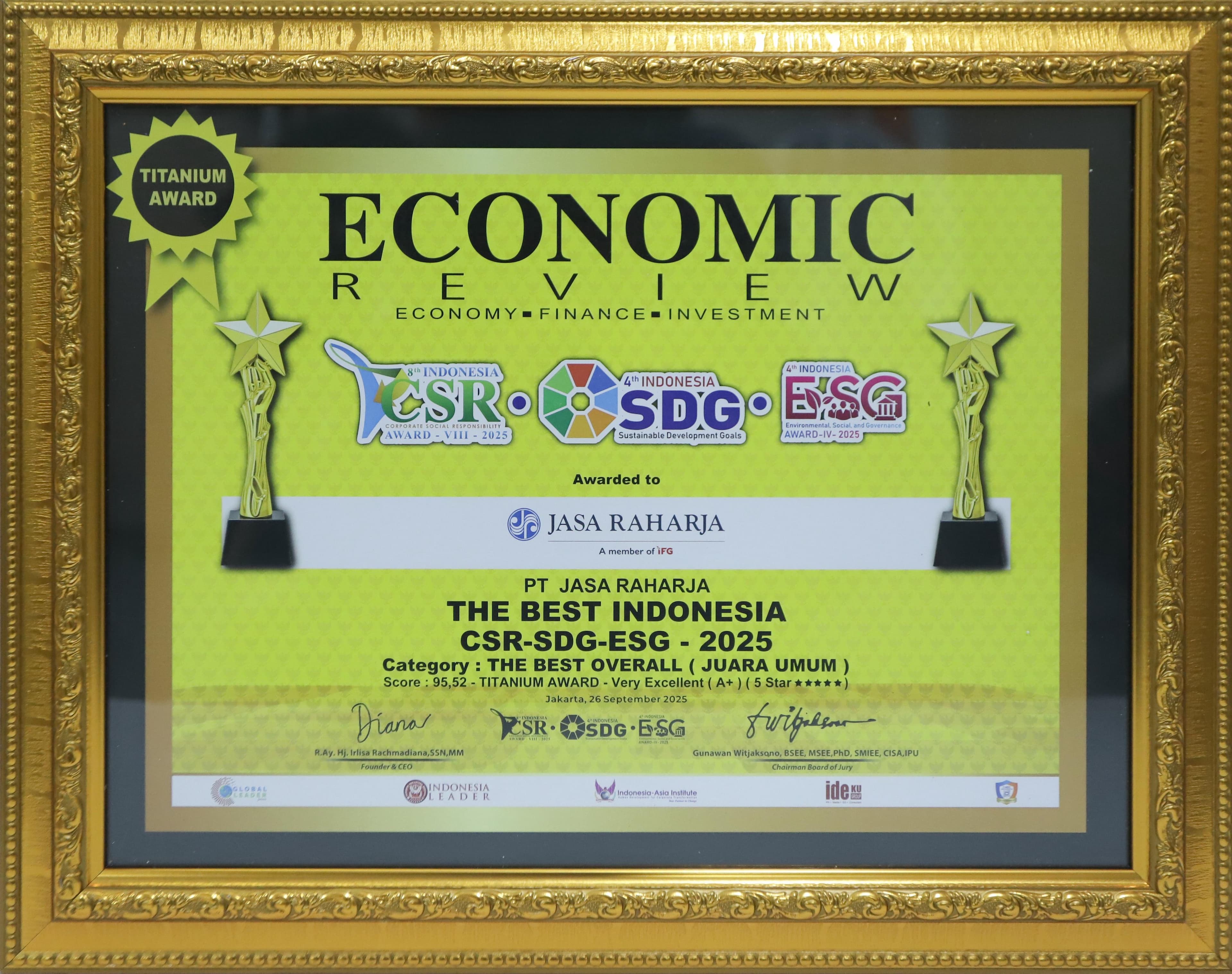 The Best Indonesia CSR-SDG- ESG 2025